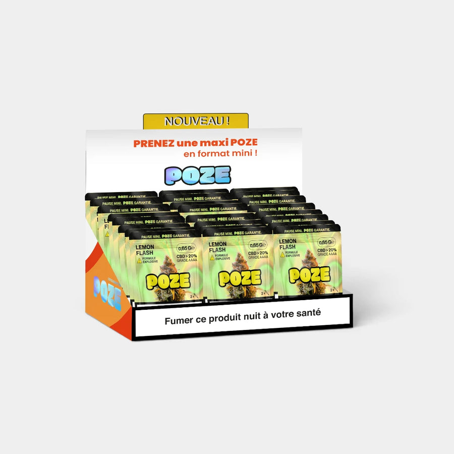 Boîte de 30 mini sachets Lemon Flash EXPLOSIVE 0,65gr