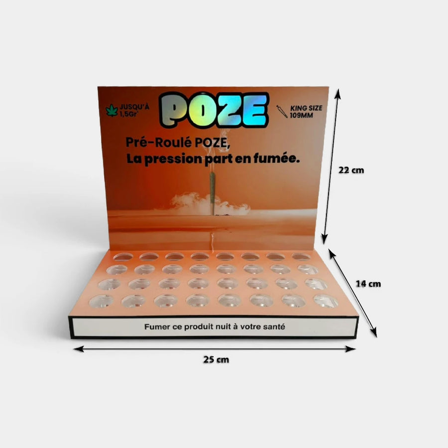 PLV – Présentoir à prérolls - 32 trous