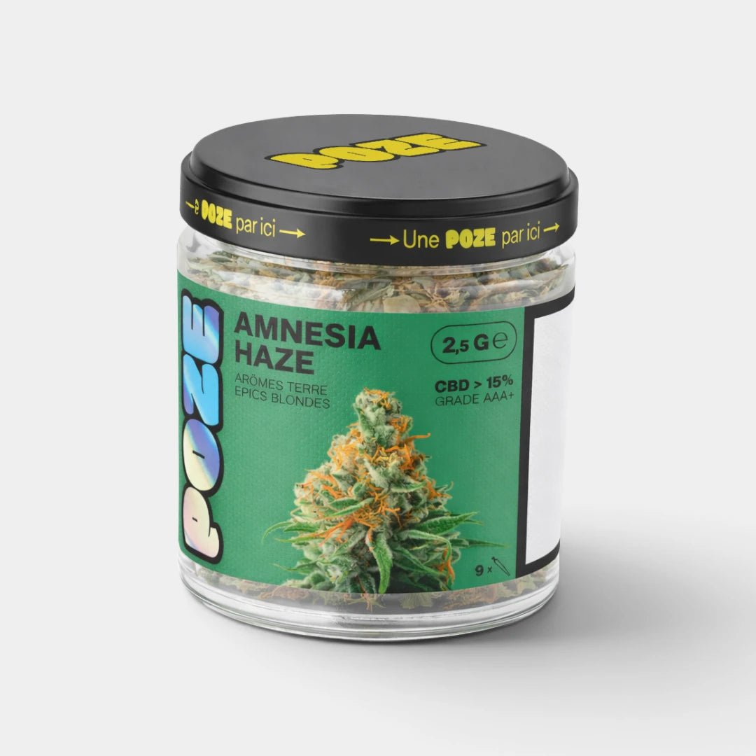 POZE en pot - Fleur Amnesia Haze 2,5gr