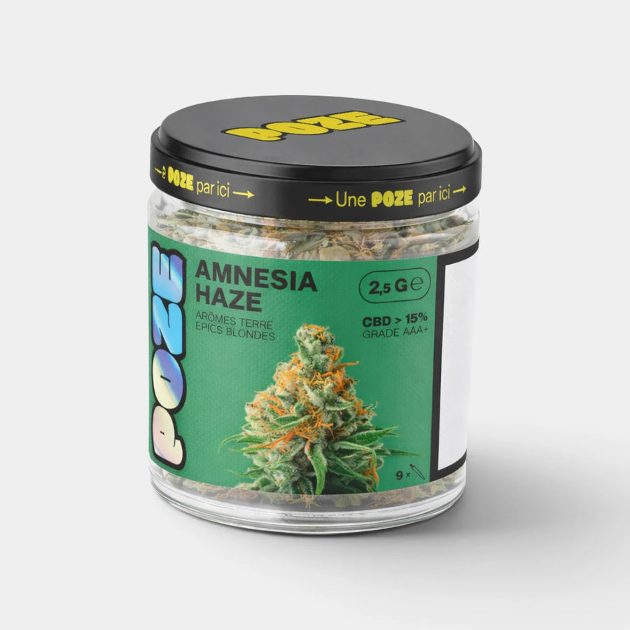 POZE en pot - Fleur Amnesia Haze 2,5gr