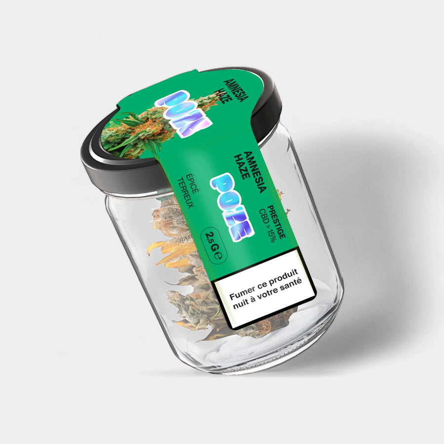 POZE en pot - Fleur Amnesia Haze 2,5gr
