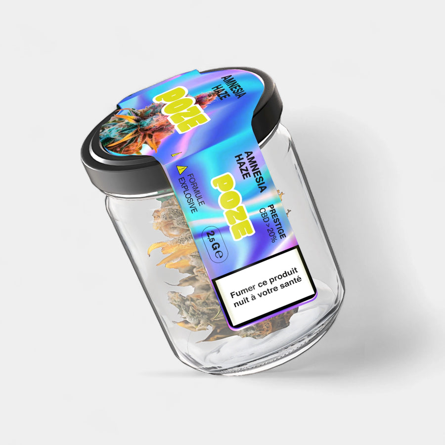 POZE en pot - Fleur Amnesia Haze EXPLOSIVE 2,5gr
