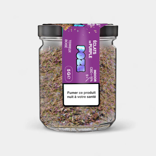 Trim en pot - Eclats de Purple Haze - 5gr (lot de 5)
