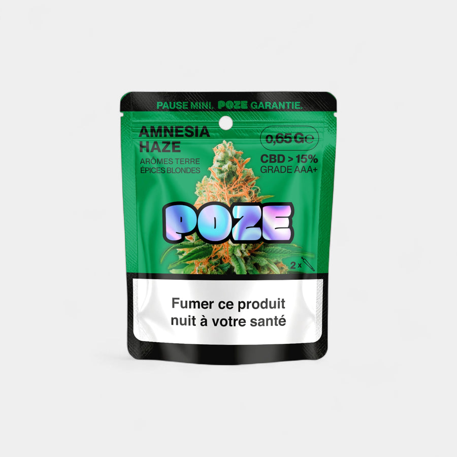 Boîte de 30 mini sachets Amnesia Haze 0,65gr