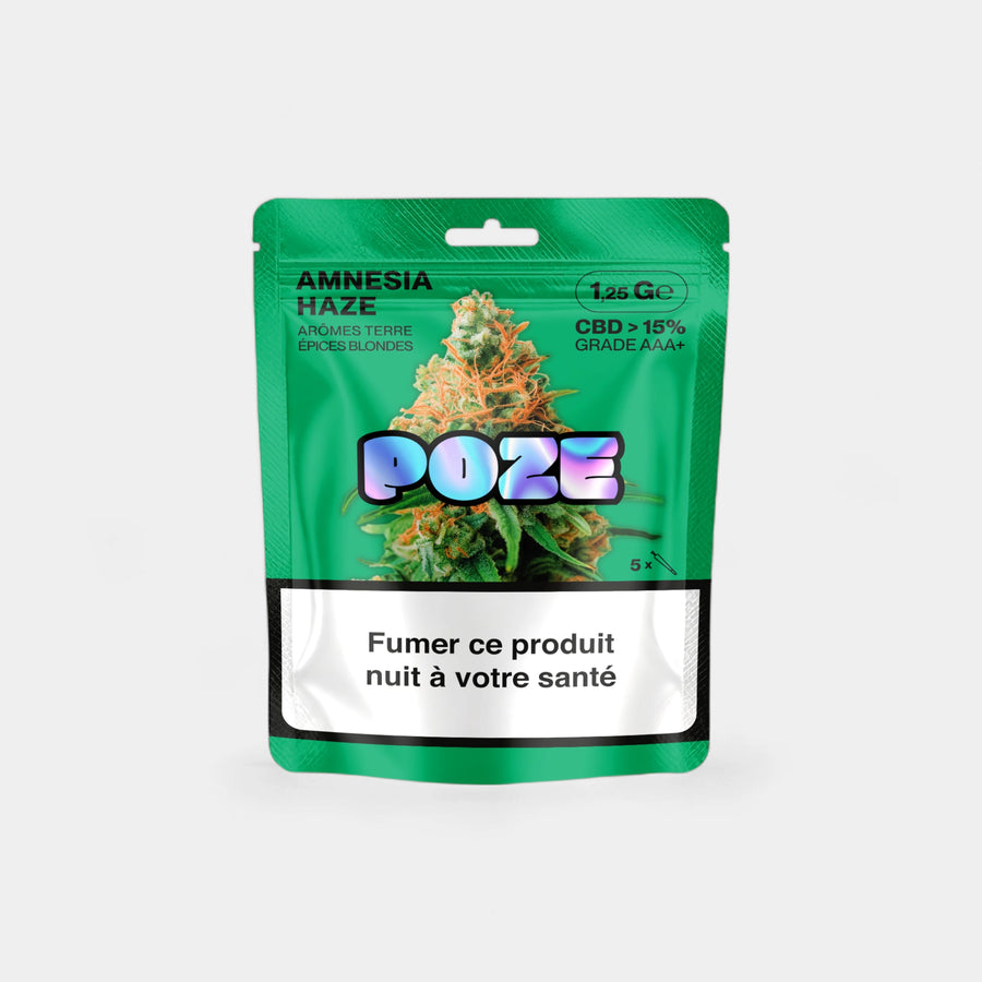 POZE Fleurs Amnesia Haze 1,25gr en sachet