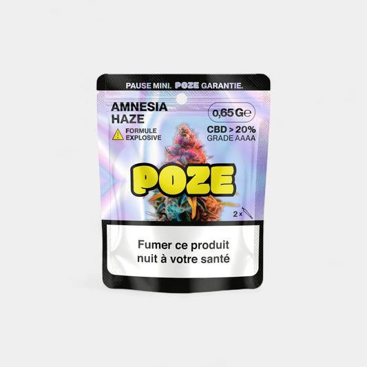 Amnesia Haze EXPLOSIVE en sachet aluminium - 0,65gr (lot de 25)
