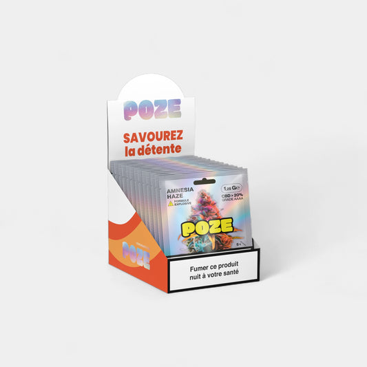 Amnesia Haze EXPLOSIVE en sachet aluminium - 1,25gr (lot de 10)