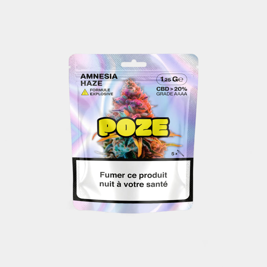 POZE Fleurs Amnesia Haze EXPLOSIVE 1,25gr en sachet