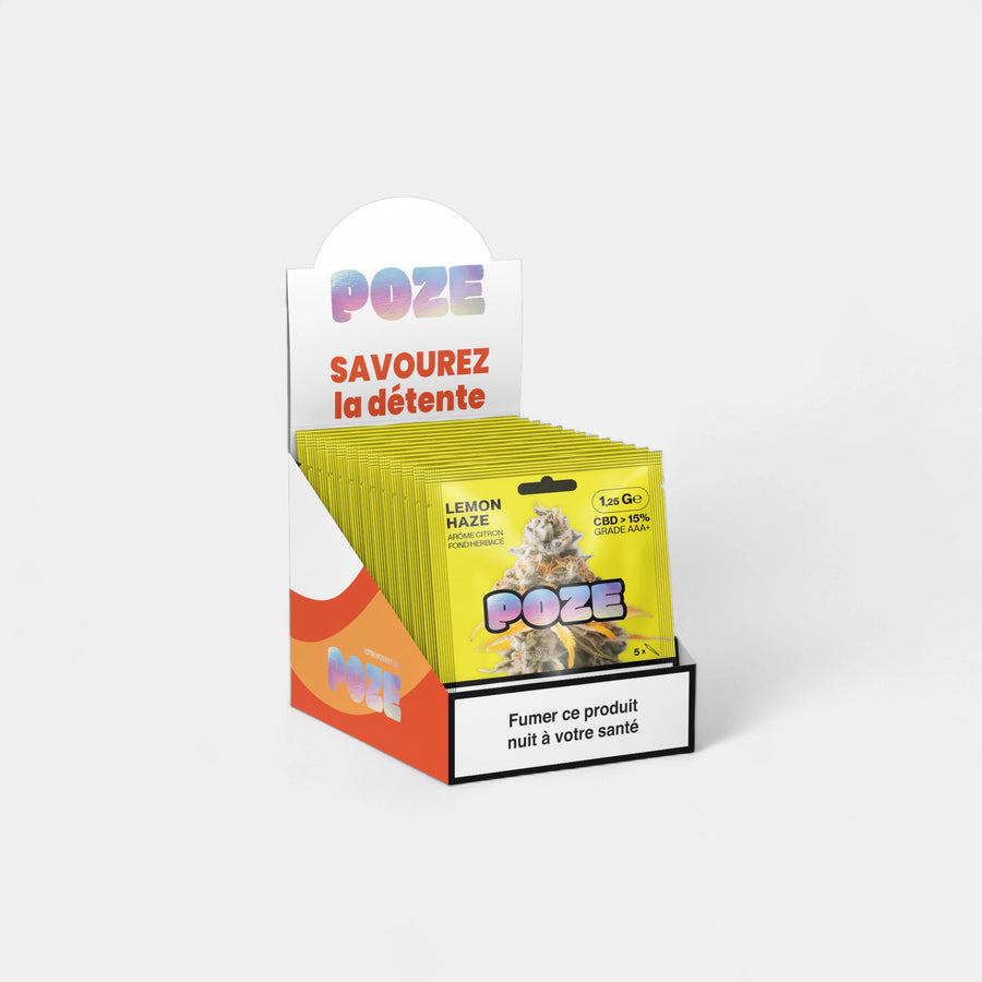 POZE Fleurs Lemon Haze 1,25gr en sachet